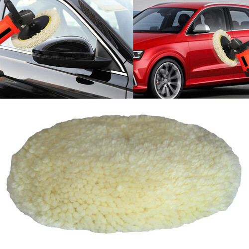 New 5 Inch Hook And Loop 3Pcs Polishing Pads Polishing Wool Buffer For Drill US