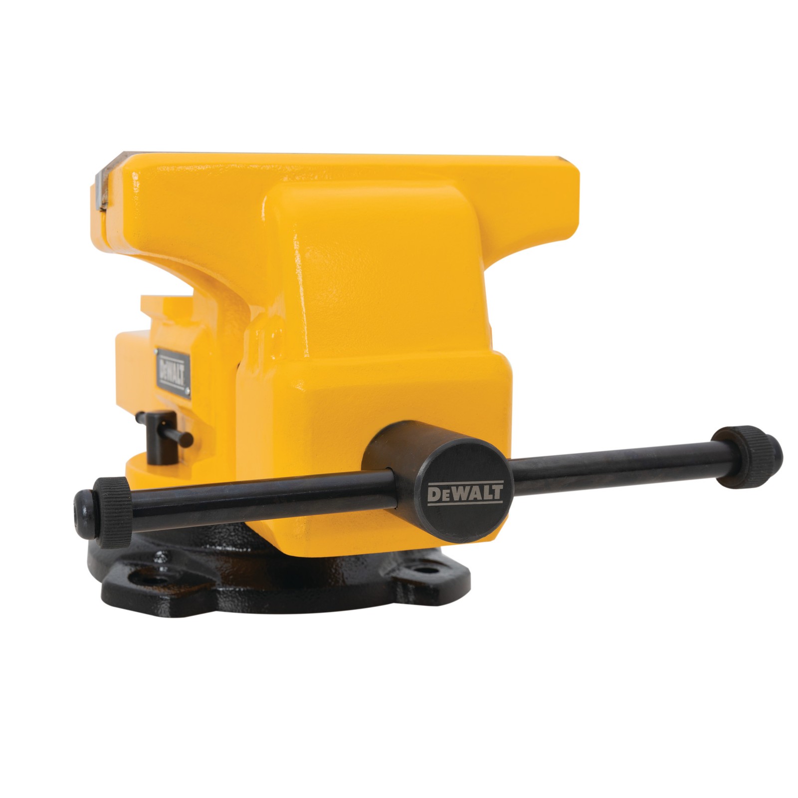 DEWALT 8-Inch 4400lb Capacity Bench Vise with Anvil in Yellow & Black DXMF08BV