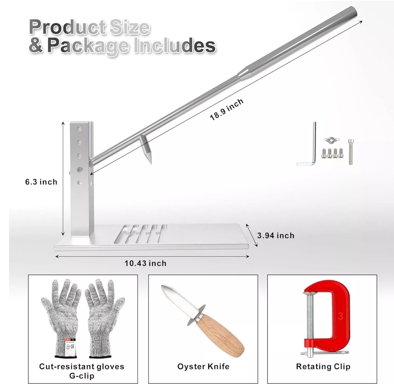 Oyster Shucker Machine Oyster Opener Tool Kit with 5 Adjustable original $48