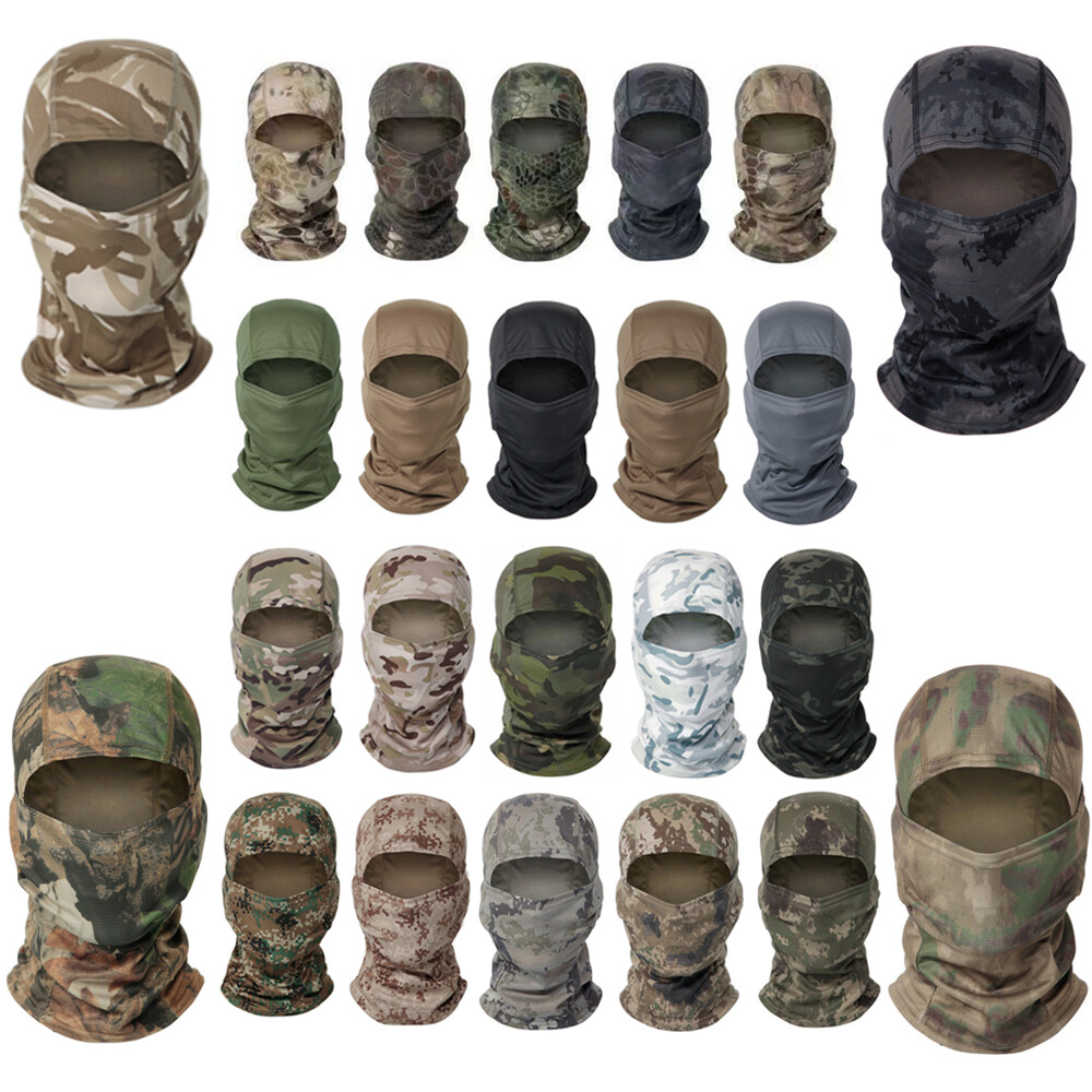 Tactical Military Balaclava Camouflage Face Mask Hunting Neck Tube Hood Ski Mask