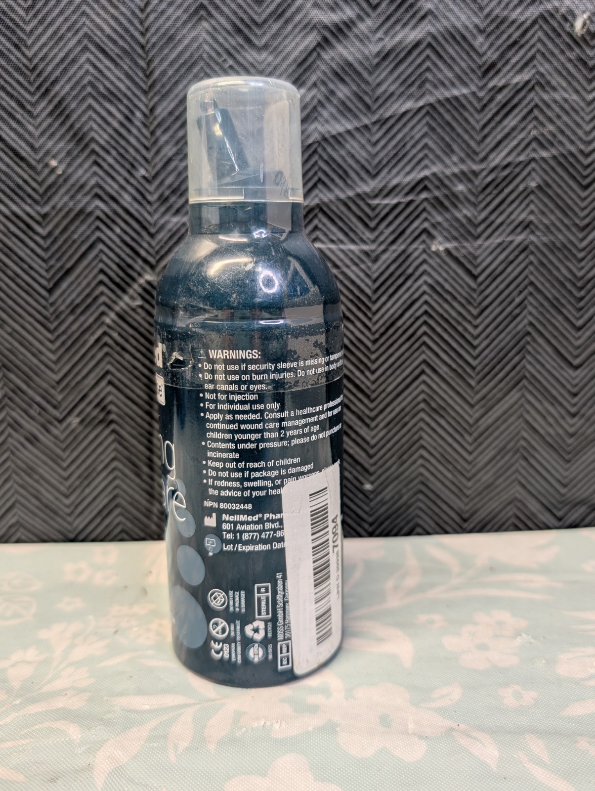 Neilmed Neil Cleanser Piercing Aftercare Fine Mist 6.3oz Wound Wash saline B67