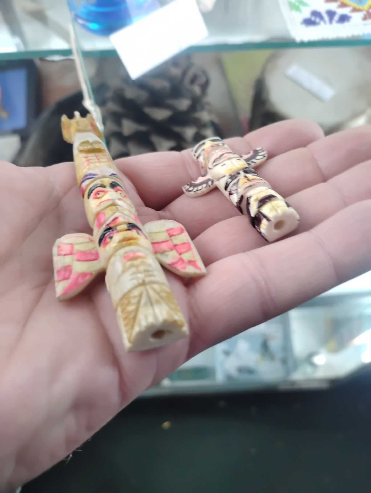 Authentic Inuit 1950 Totems Alaska