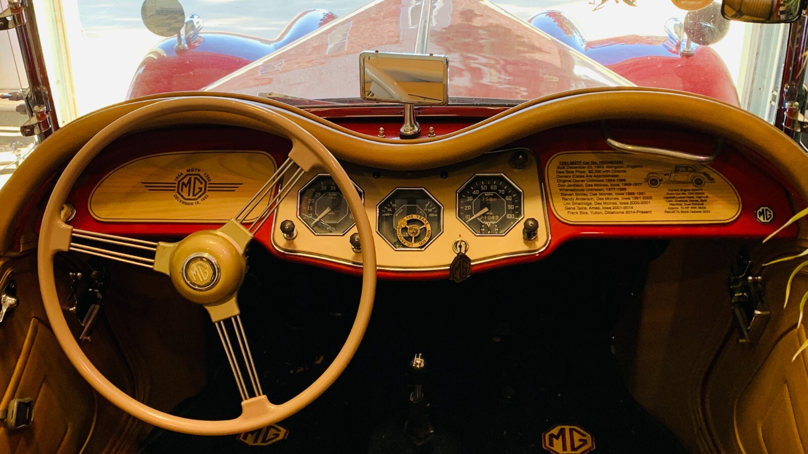 ON SALE NOW...25% OFF! - MG-102 1954-1955 MGTF Cubby Covers (SOLD IN PAIRS)