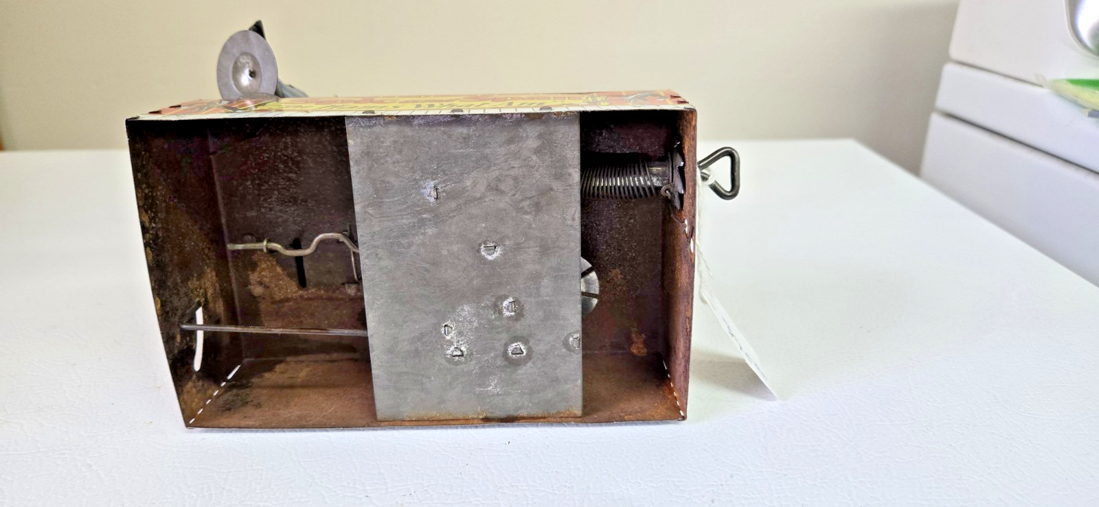 ANTIQUE WIND-UP MARX LITHOGRAPH TIN TOY "SPIC and SPAN" BAND - WORKING