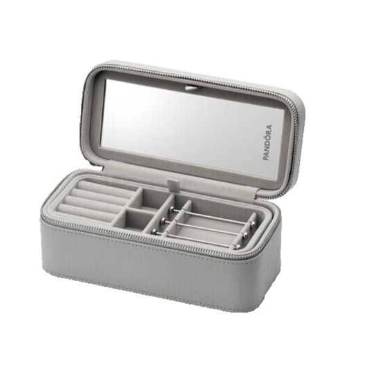 Authentic NEW BOX Pandora Grey Small Jewelry Box A012
