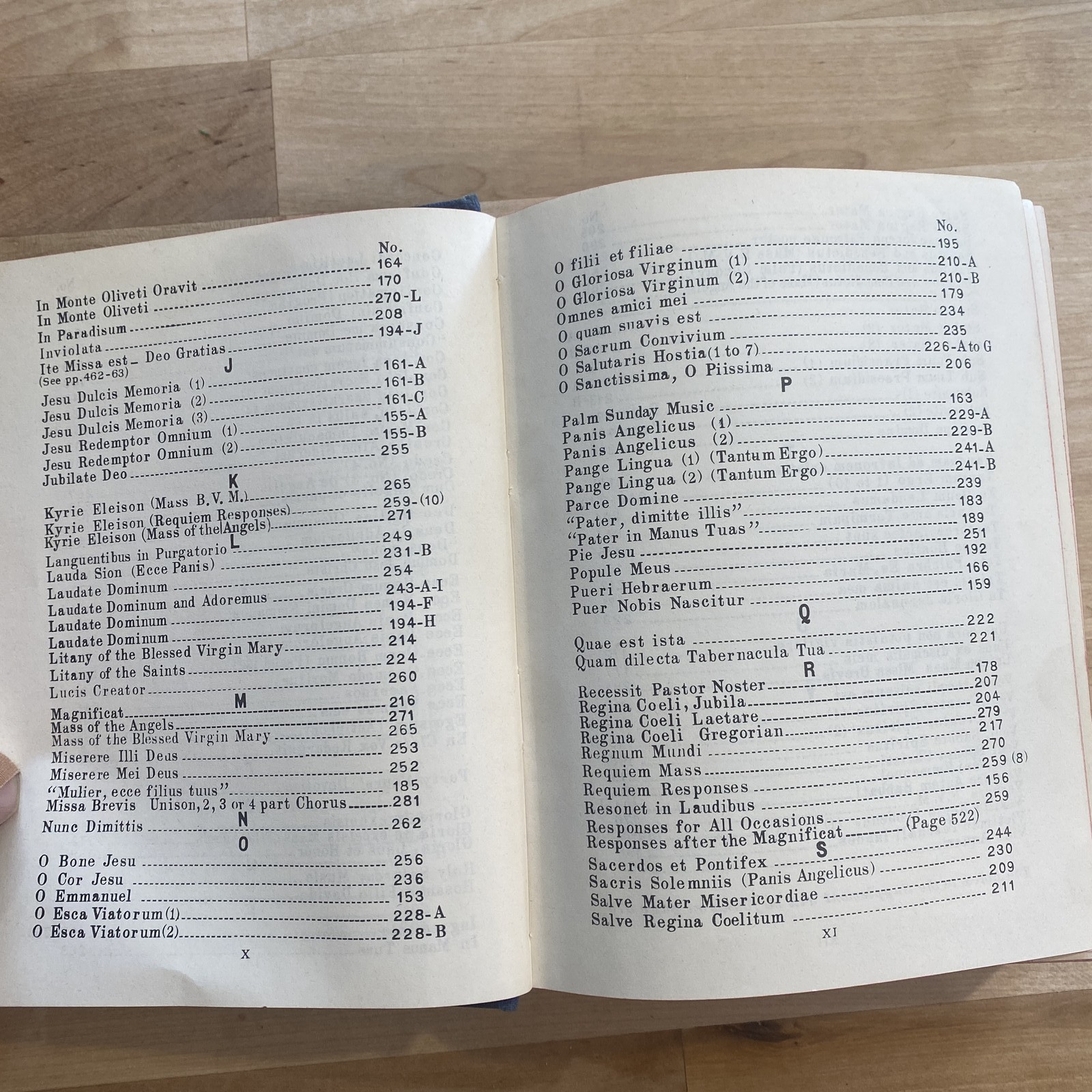 Vintage St. Gregory Hymnal & Catholic Choir Book 1947 Melody Edition Sheet Music