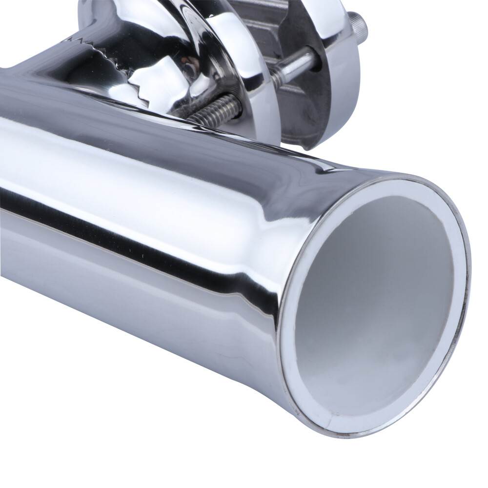 4X Marine Fishing Rod Holder 316 Stainless Steel Clamp on 1-1/4" -2" Rod Holder