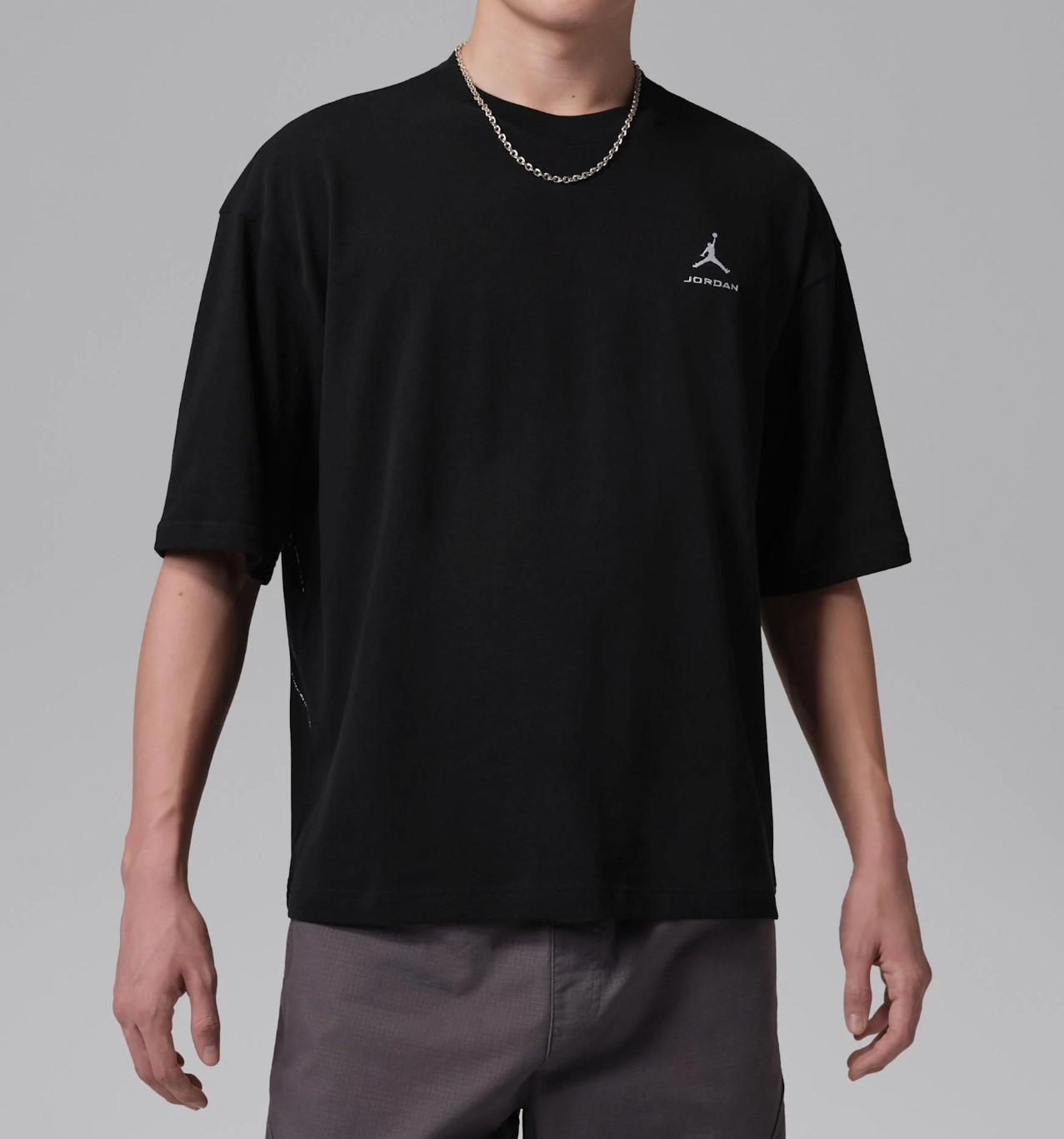 *NEW* Men NIKE AIR JORDAN 'BLACK CAT' Oversized Tee BLACK (IQ2151-010) 👍