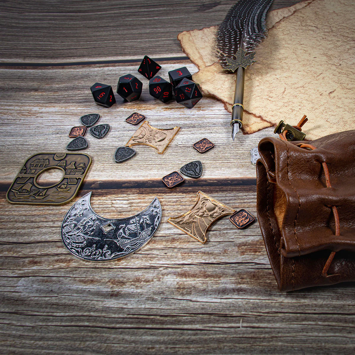 Ultra PRO Waterdeep Coins for Dungeons & Dragon Cast In Zinc And Are Faux Coins