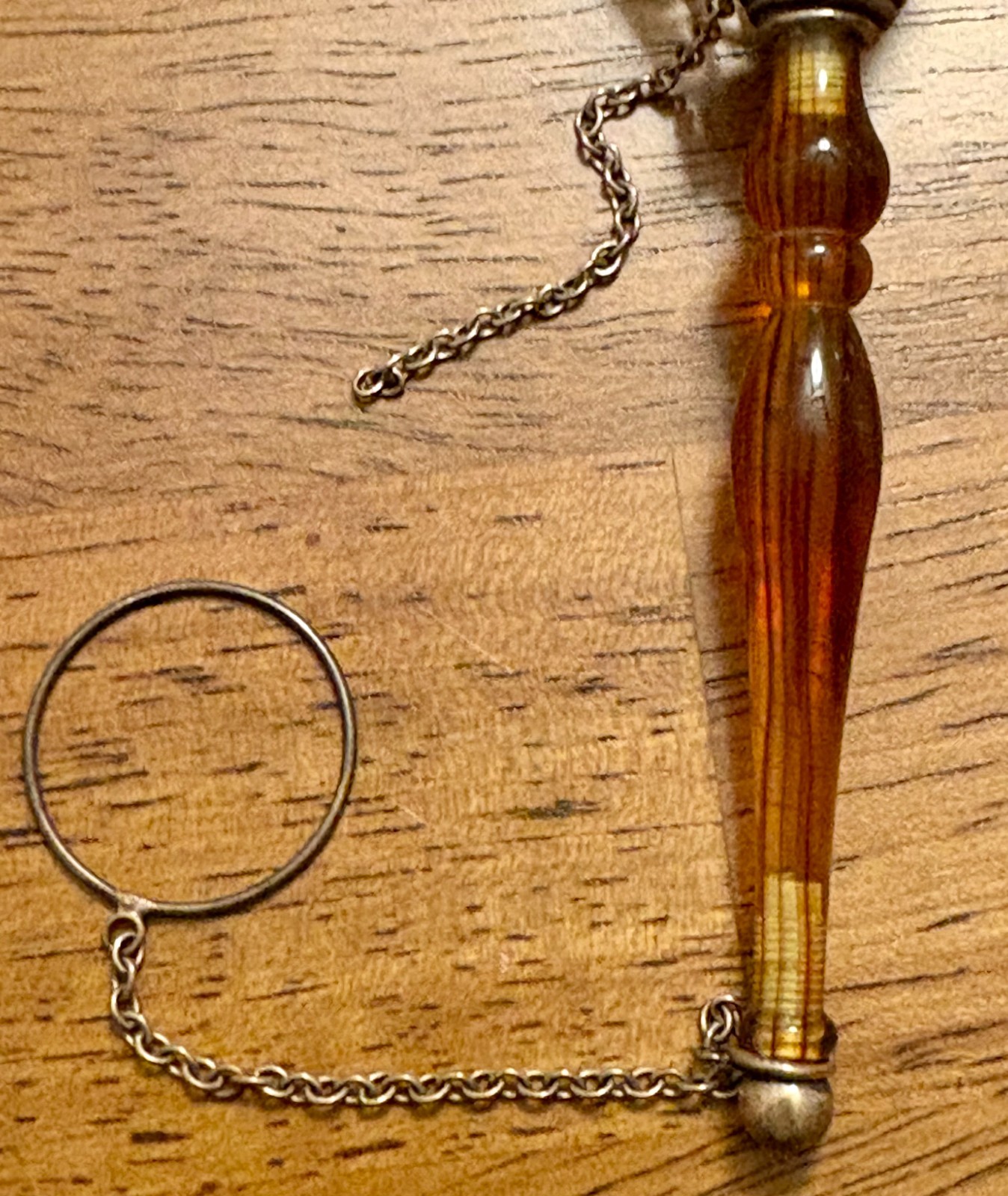 Vintage English Sterling Tussie Mussie By Harman Bros. 1962 with Bakelite Handle