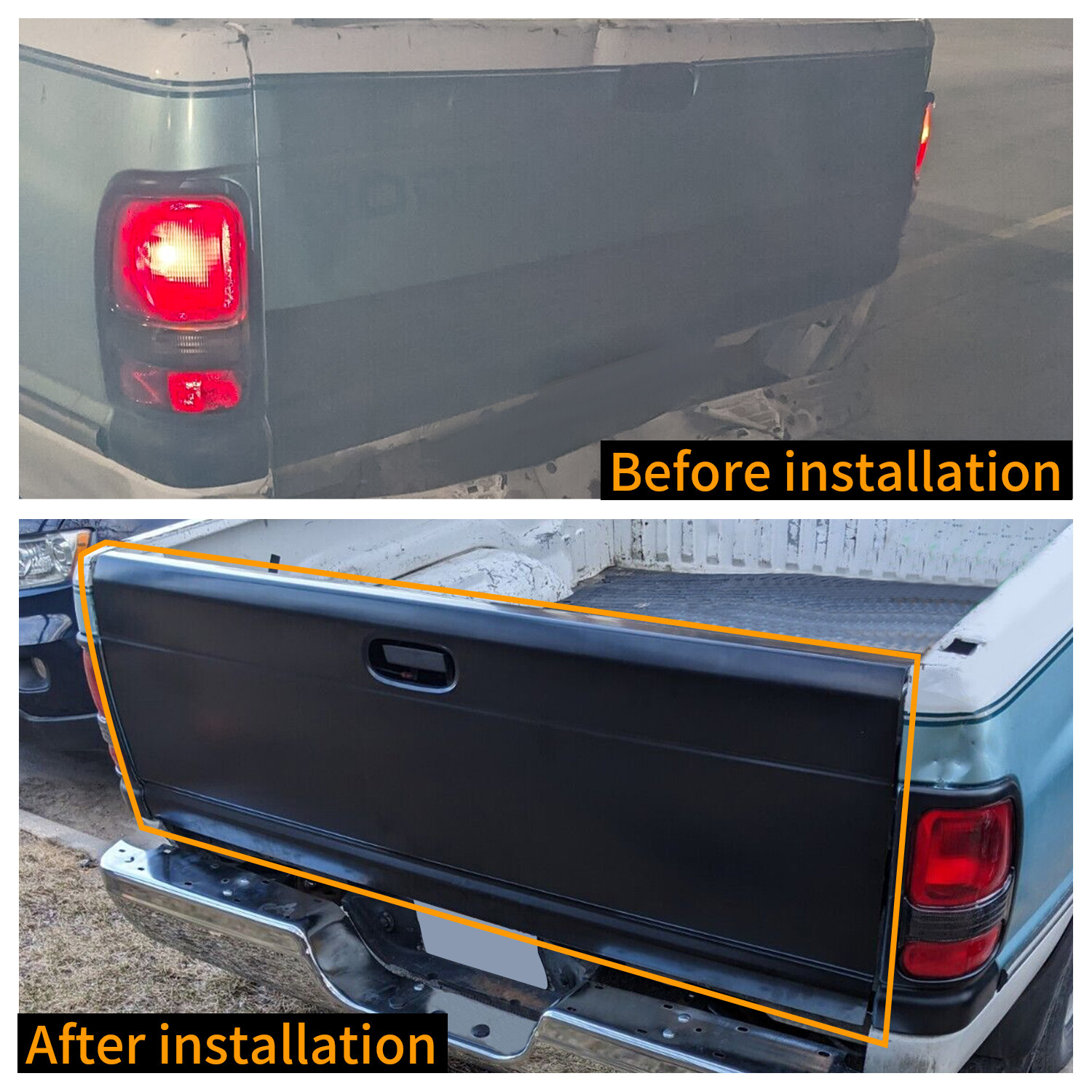 HECASA For 1994-2002 Dodge RAM 1500 2500 3500 Pickup Steel Tailgate