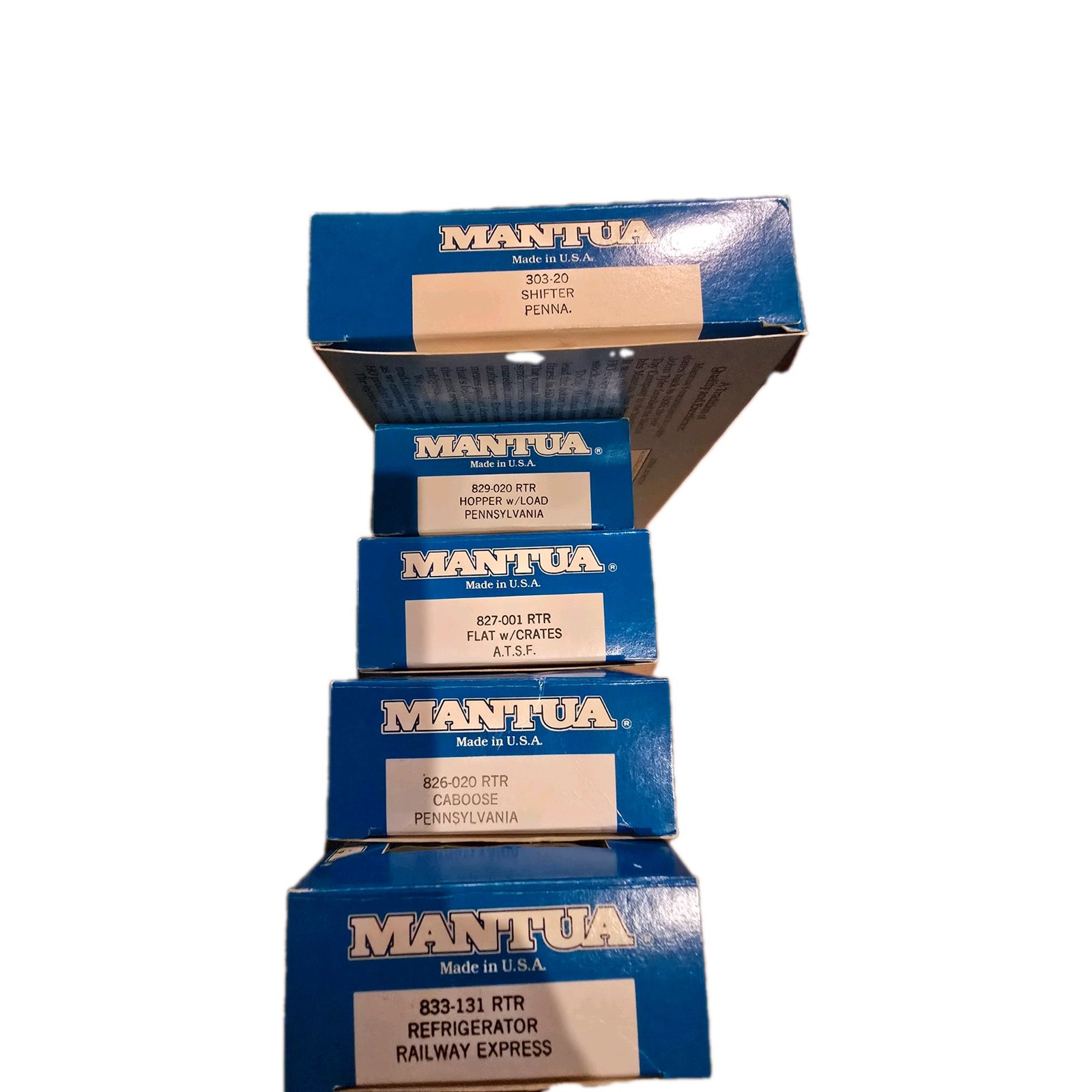 Collectors Mantua HO Train Set with 5 Cars & All Original Paperwork