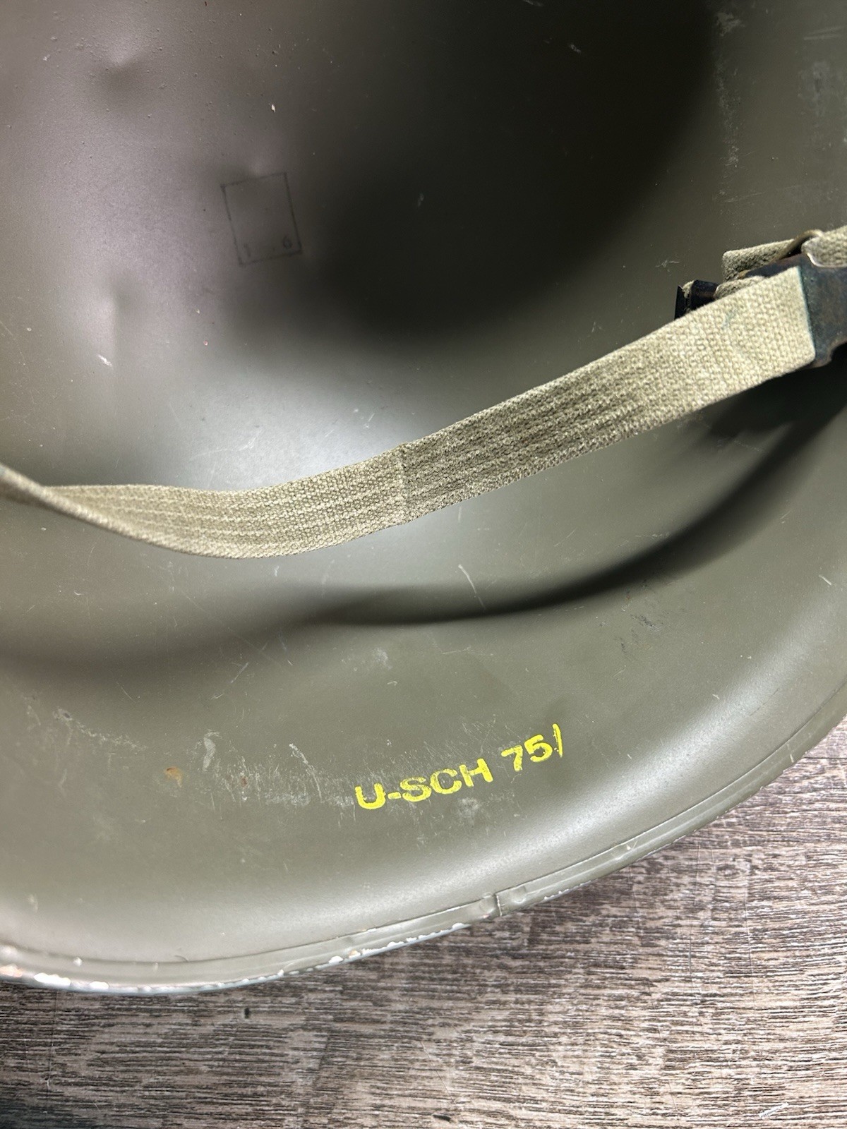 US Army Helmet With Liner 1960s Vietnam War Combat M1 Military Steel U-SCH 751