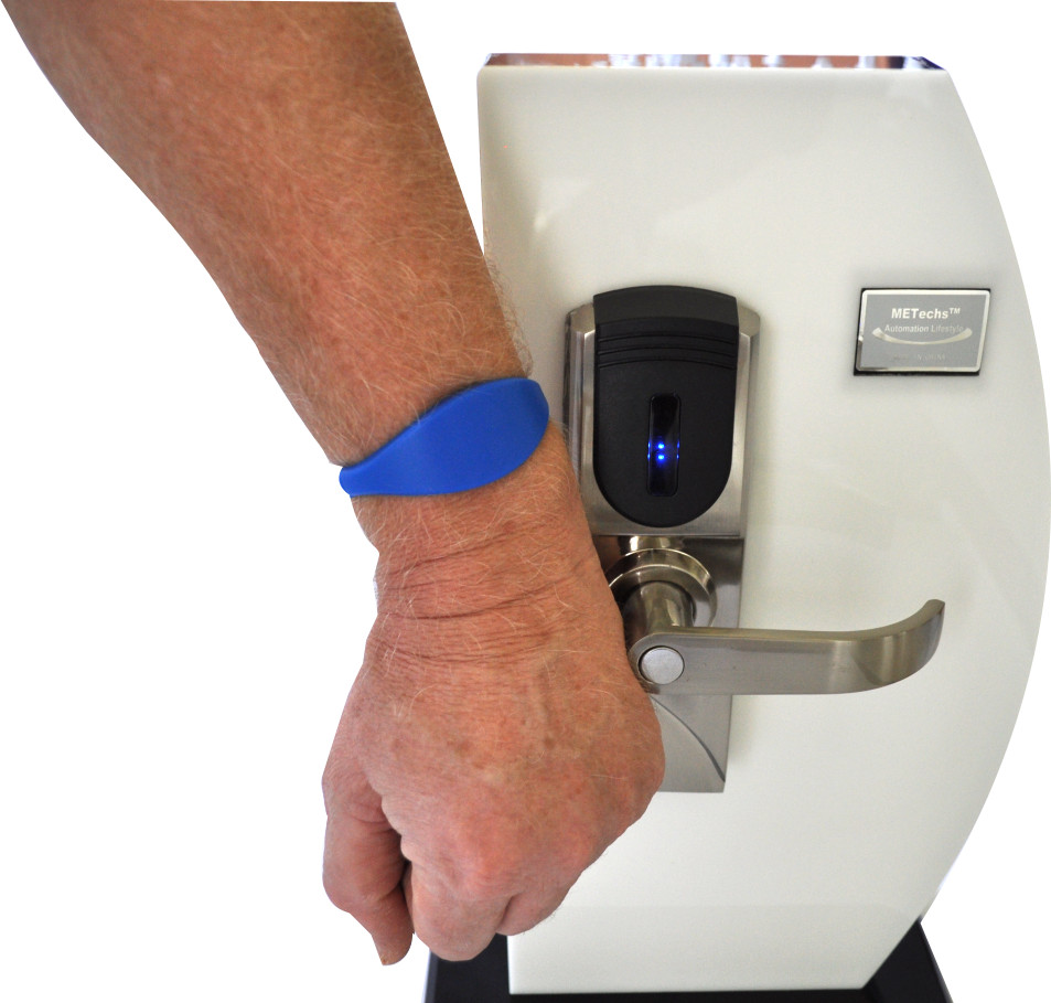 RFID Keyless Electronic Lock: Weatherproof, Battery Operated, Programmable, RH