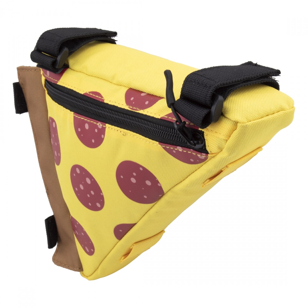 Snack! Pizza Frame Bag Pizza 10.8x1.92x7.48in Hook and Loop Straps