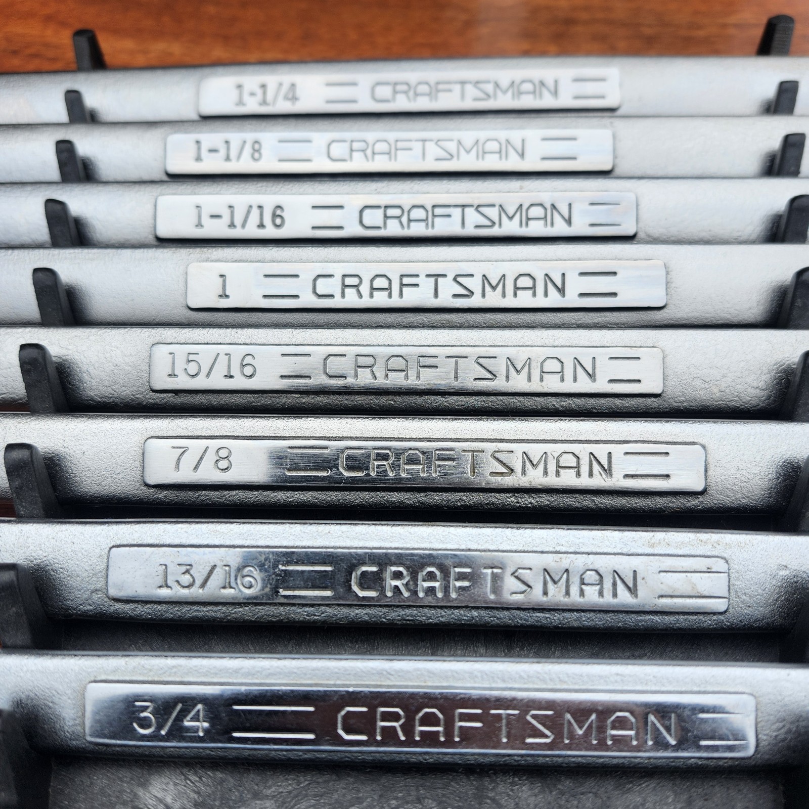Craftsman SAE Combination Wrench Set USA 12 Pt 1/4" -1- 1/4" 17 Tools All VV Ser