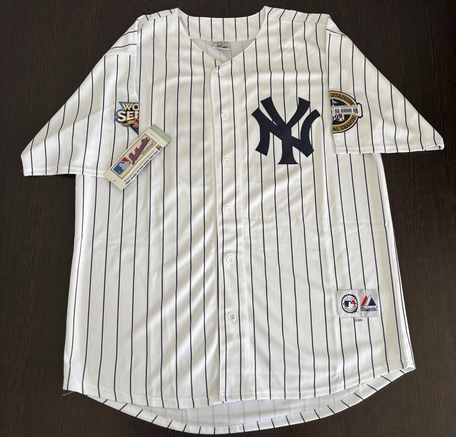 Derek Jeter 2009 New York Yankees World Series Men's Jersey! Same day shipping!
