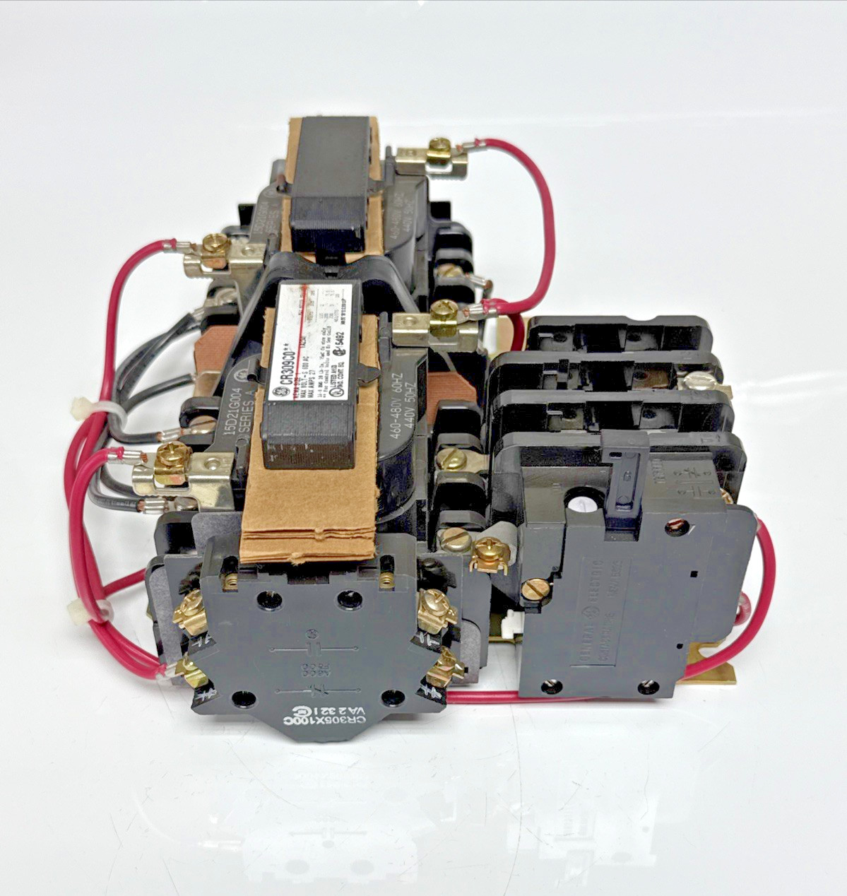 GE CR309C004 NEMA Size 1 Reversing Magnetic Starter 3P 460–480V Coil