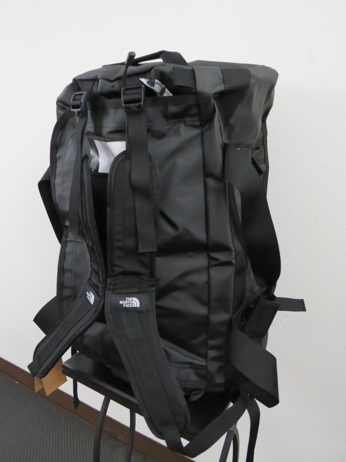 The North Face Small Base Camp Duffel Packable Travel Backpack - TNF Black NPF