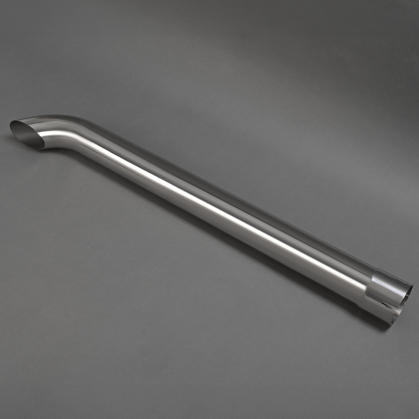 Stainless Steel Curved Exhaust Pipe Stack For Farmall IH 1026 1066 1466 w/Clamp