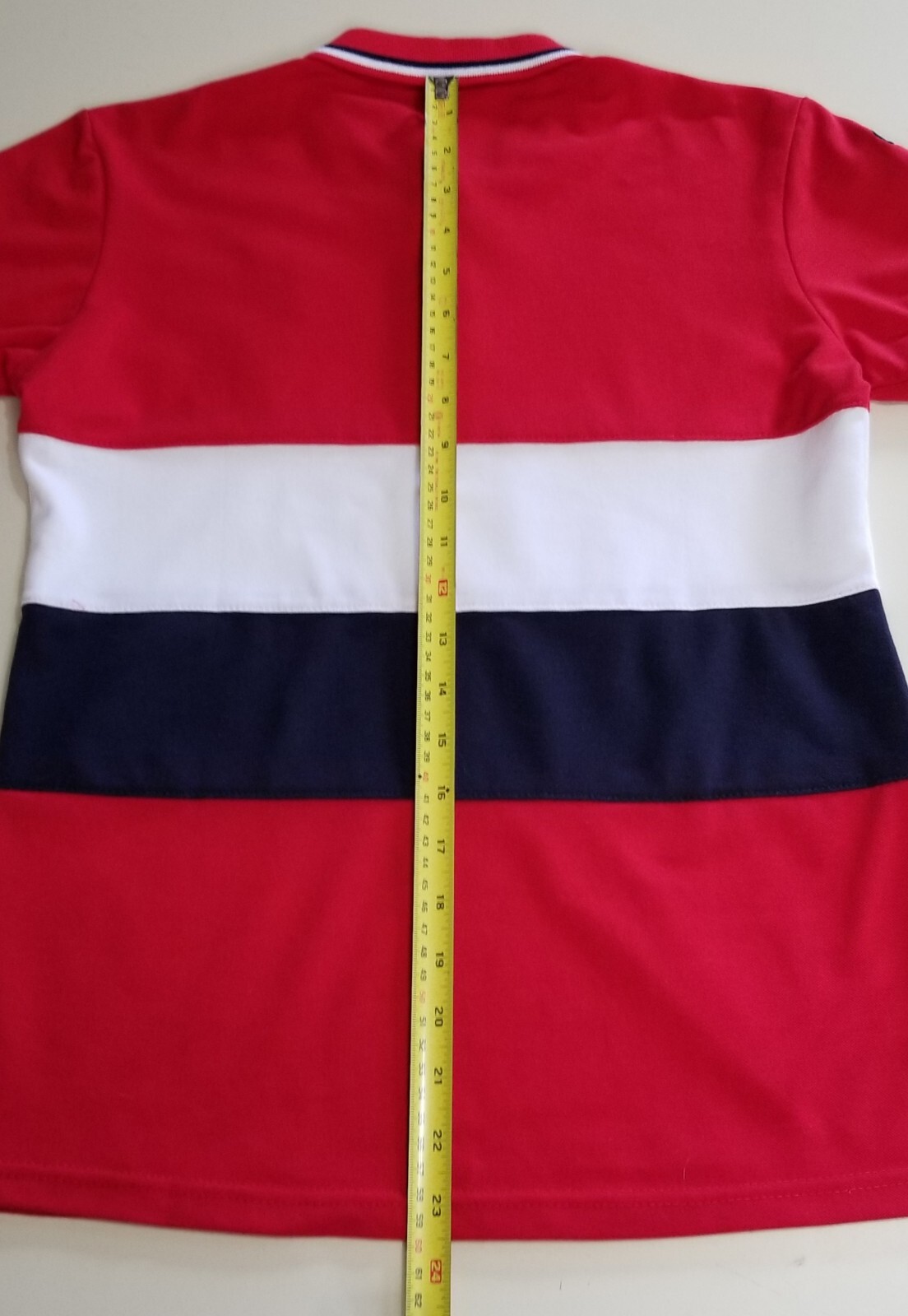 POLO Jeans Ralph Lauren Shirt Boys Youth Sz L 12 Red White Blue Big Pony #3