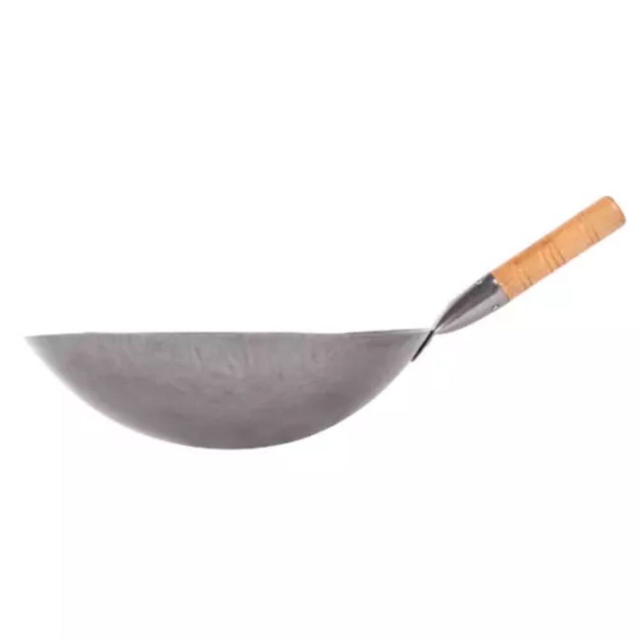 14" Mandarin Carbon Steel Wok with Wood Handle
