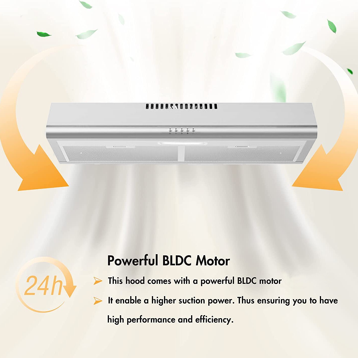 30 inch Under Cabinet Range Hood Ducted/Ductless Stainless Steel 3-Speed Vent