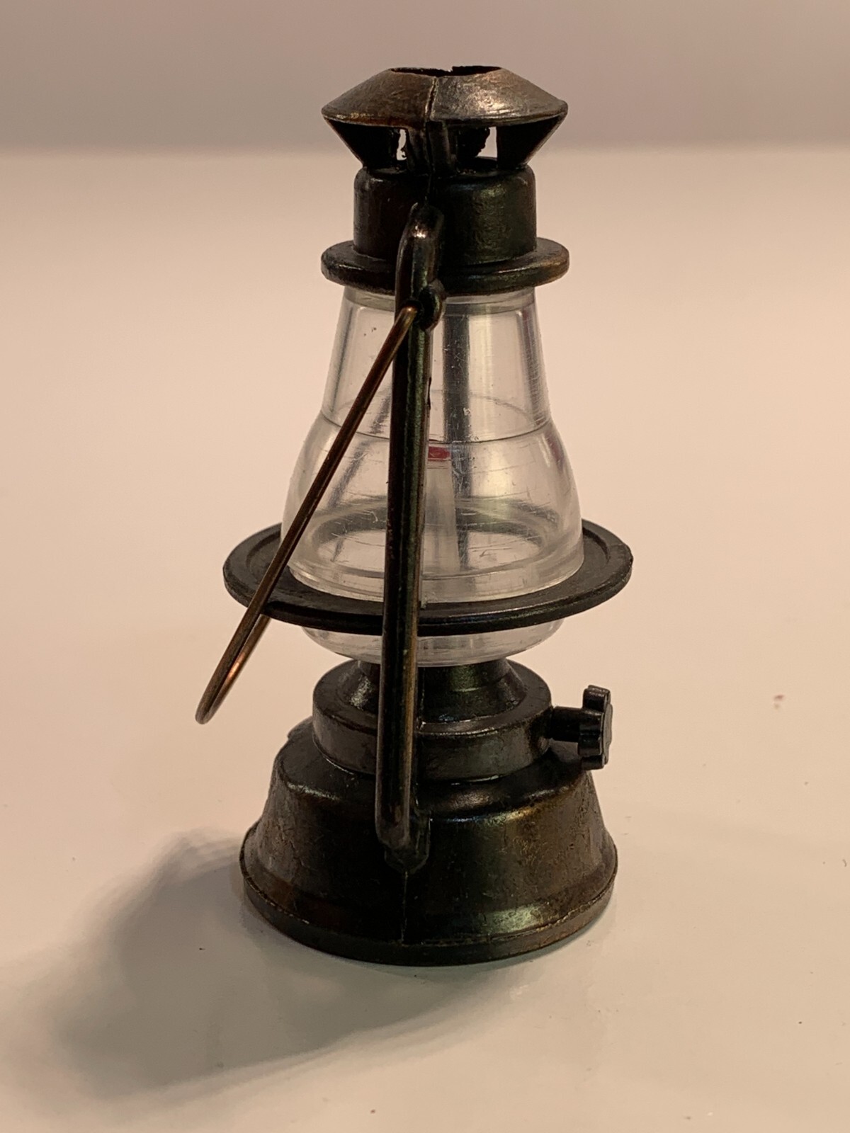 Vintage Die-Cast Pencil Sharpener Kerosine Oil Lantern With Box PSE