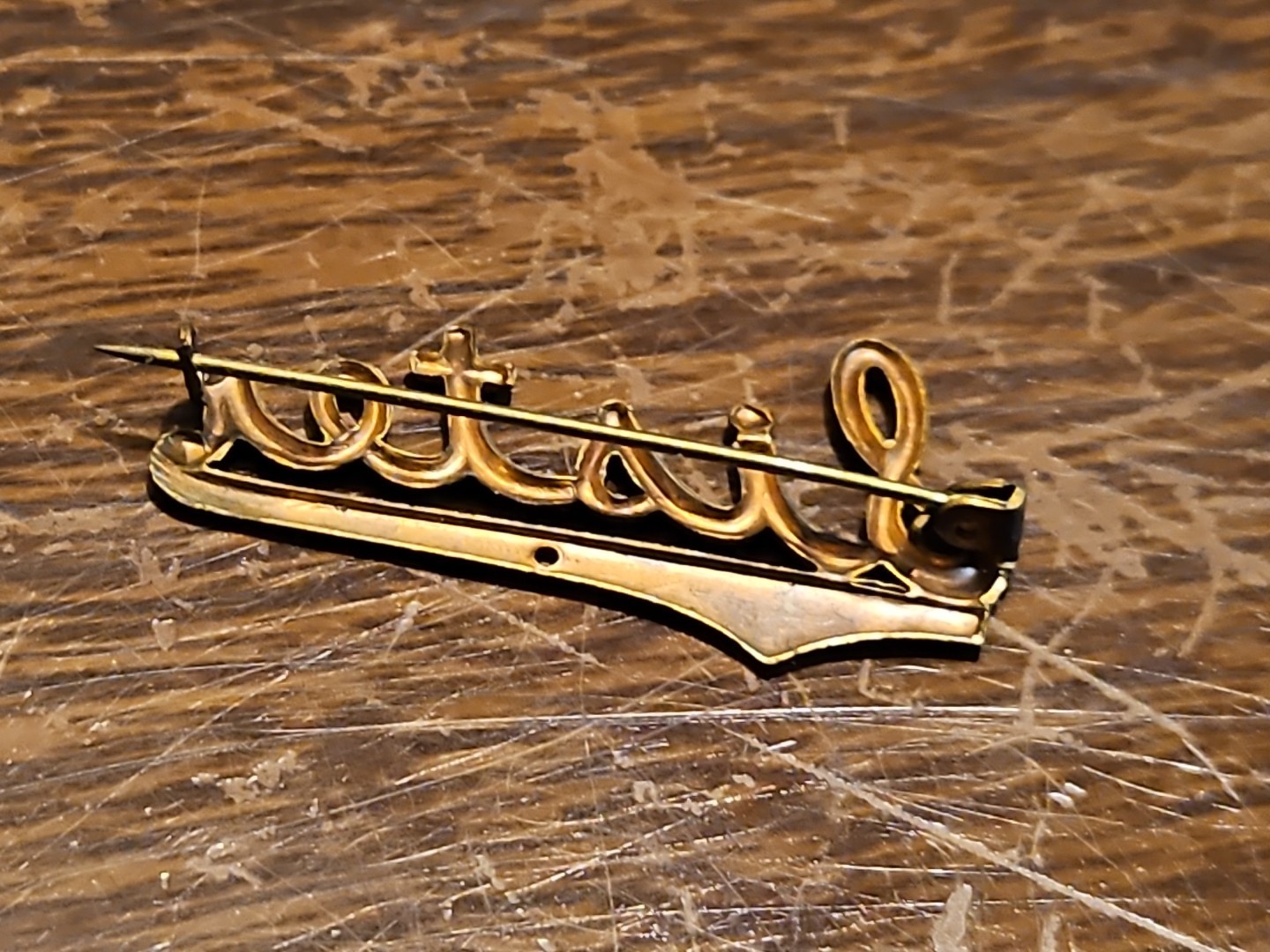 Lot Of 58 Sister Pins France Vintage 60s Brass Stampings Findings Jewelry