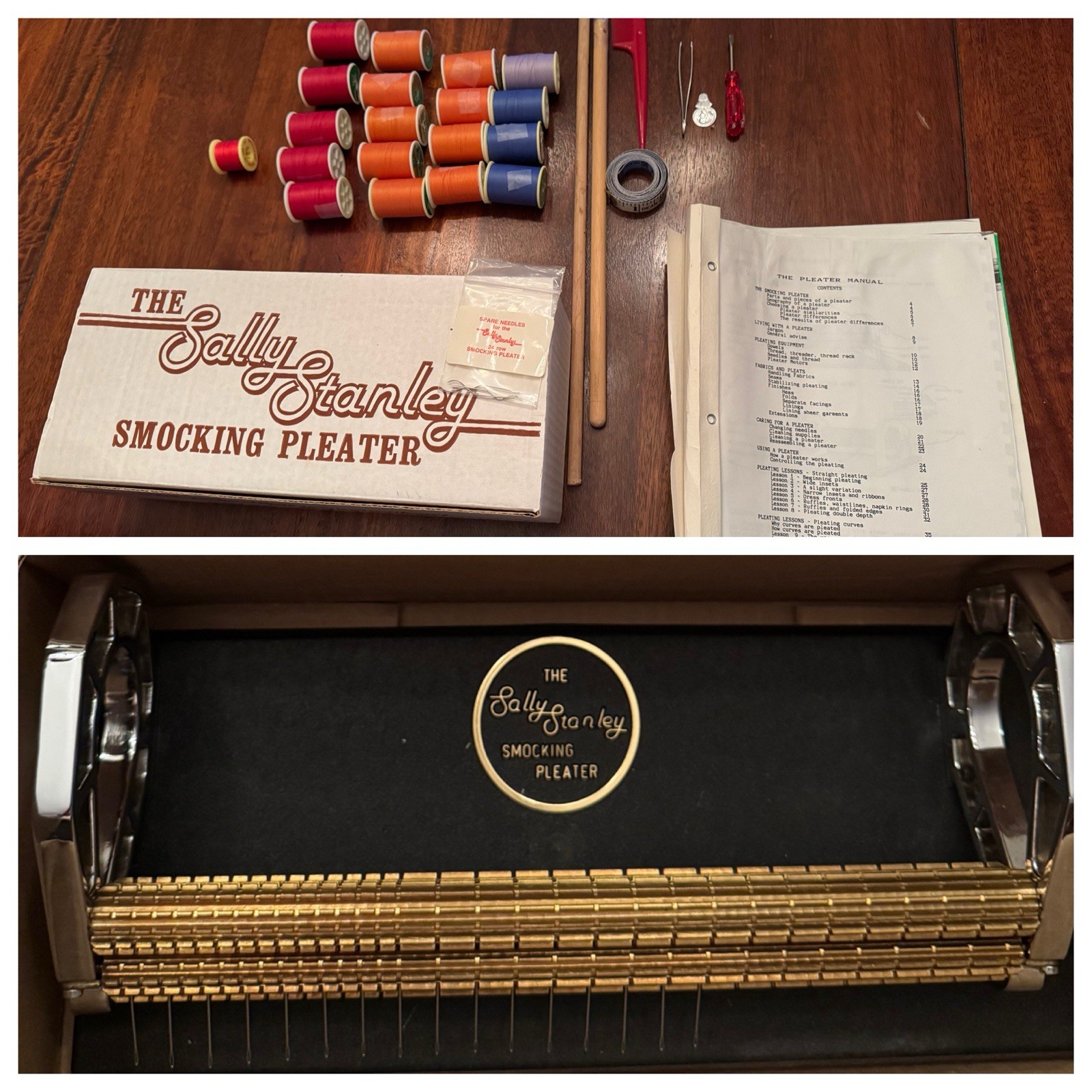 24 Needle Sally Stanley Smocking Pleater w/ All Accessories & Case South Africa