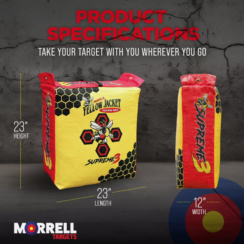 Morrell Yellow Jacket Supreme 3 Archery Target
