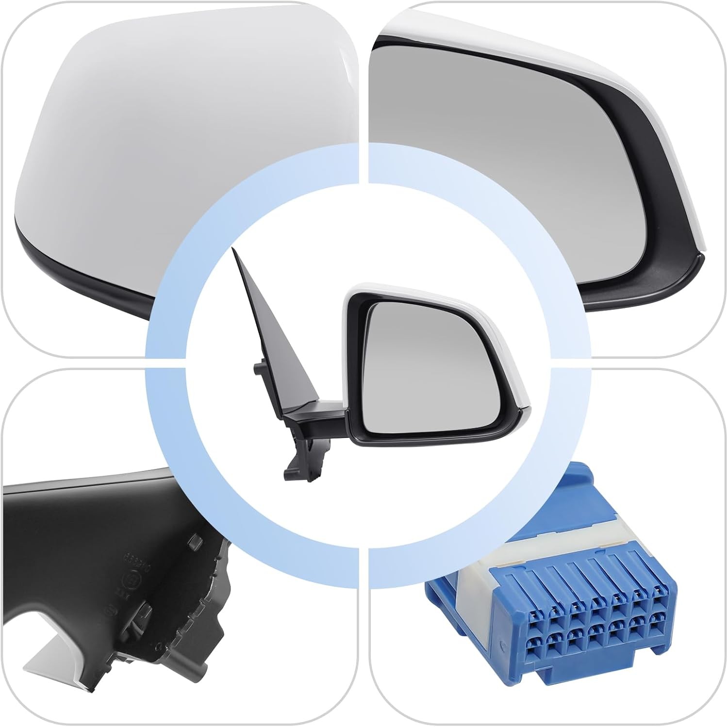 Rearview Mirror Assembly for Tesla Model Y 2020-2023 Right Passenger Side