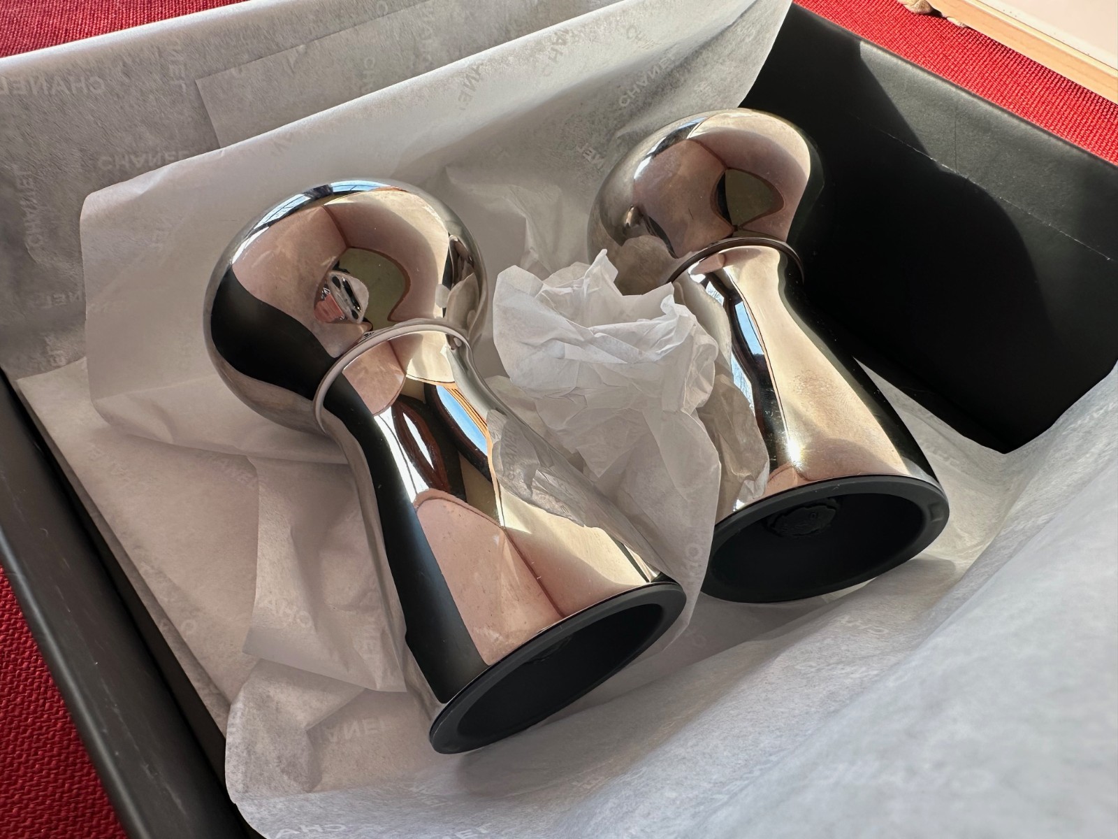 Georg Jensen ALFREDO collection | Salt & Pepper mill, Mirror Stainless Steel