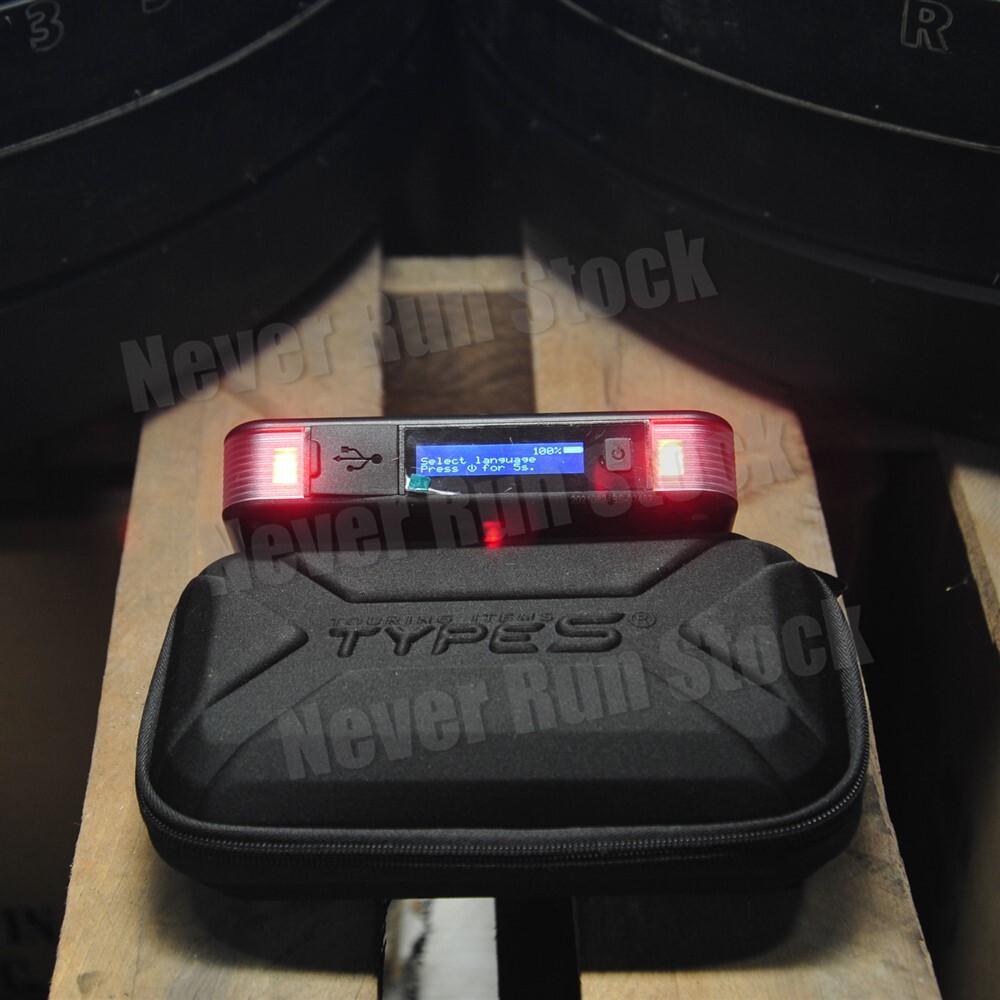 (SCRATCH & DENT) 8000mAh TYPE-S CAR BATTERY JUMP START POWER BANK W/ FLASH LIGHT