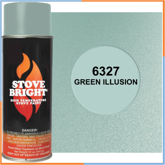 Stove Bright High Temperature Stove, Chimney & Fireplace Paint 12oz. Aerosol Can