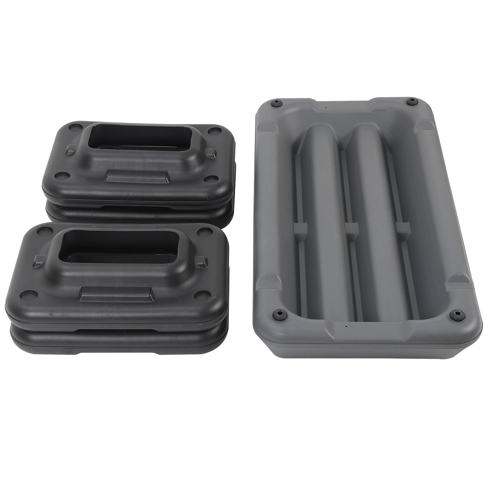 28" Height-Adjustable 4 - 6 - 8" Aerobic Step Non-Slip Surface Platform Fitness