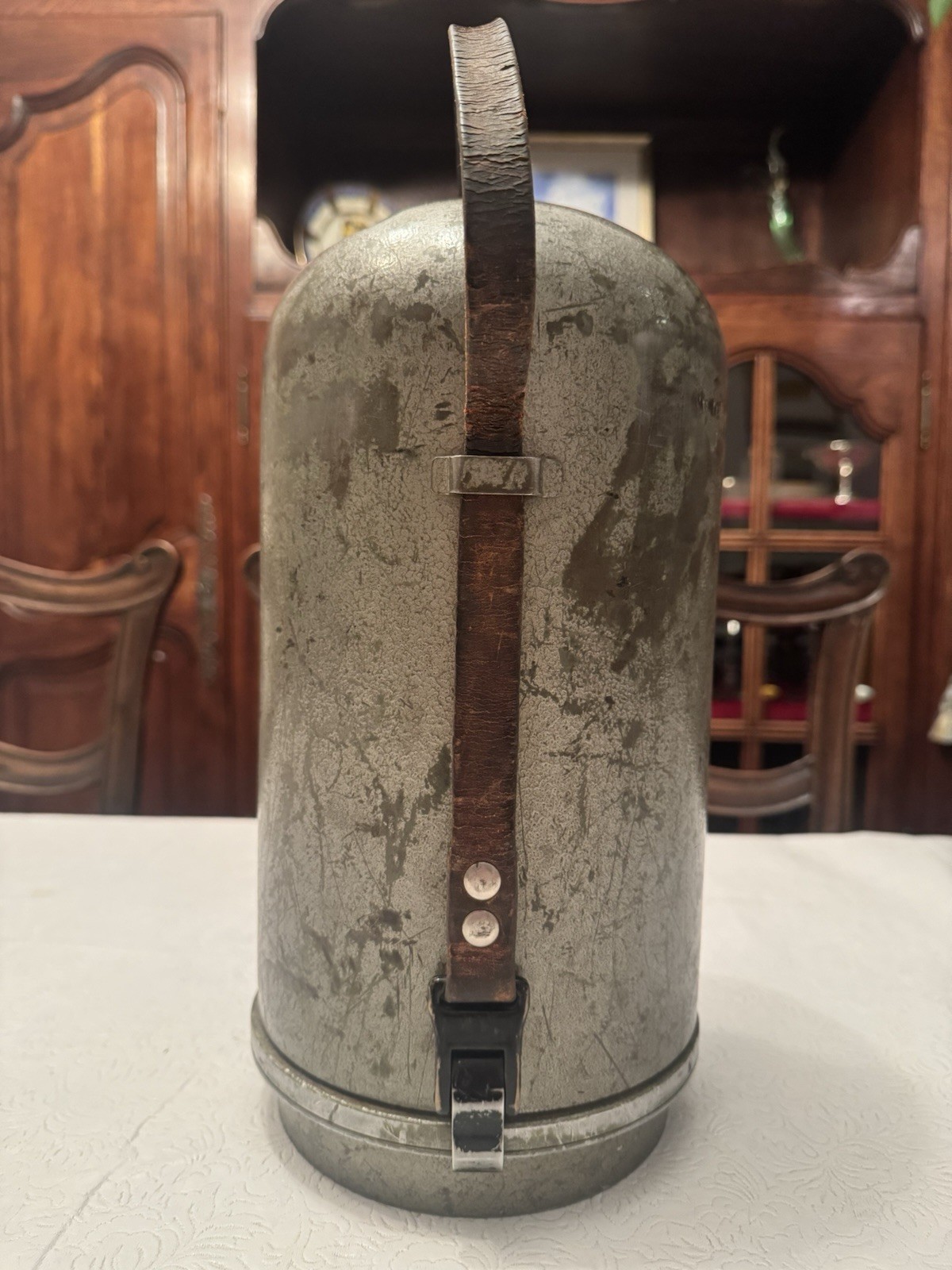 Vintage Heerbrugg WILD T1A Theodolite Survey Level Transit Tool Case & Oak Stand