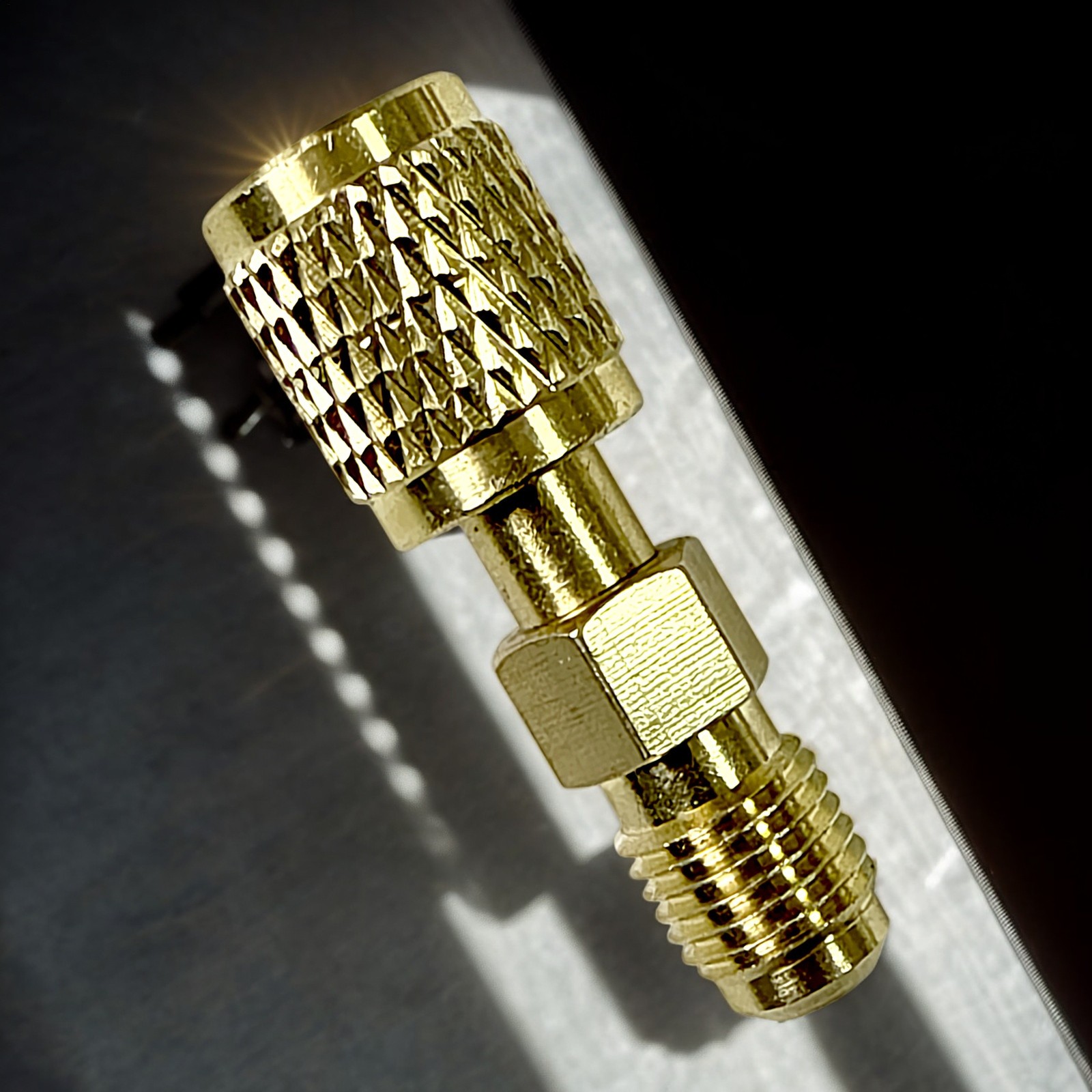 HVAC R32 Reverse Thread 1/4” Female And Male Adapter For A2L R454B/R32 Tanks