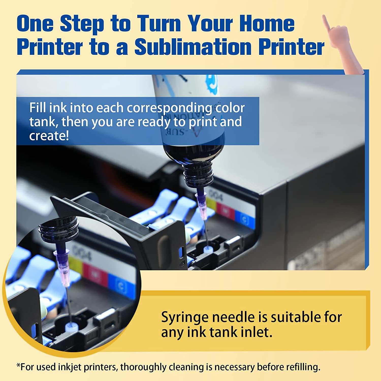 A-SUB Sublimation Starter Kit - A-SUB Sublimation Paper and Sublimation Ink