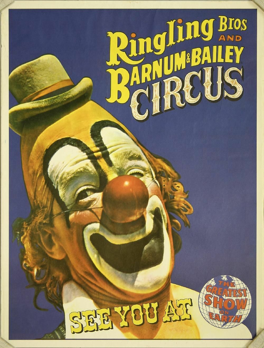Circus, Clown, Carnivals, Posters, vintage 4" x 6" photo reprint Quality 045