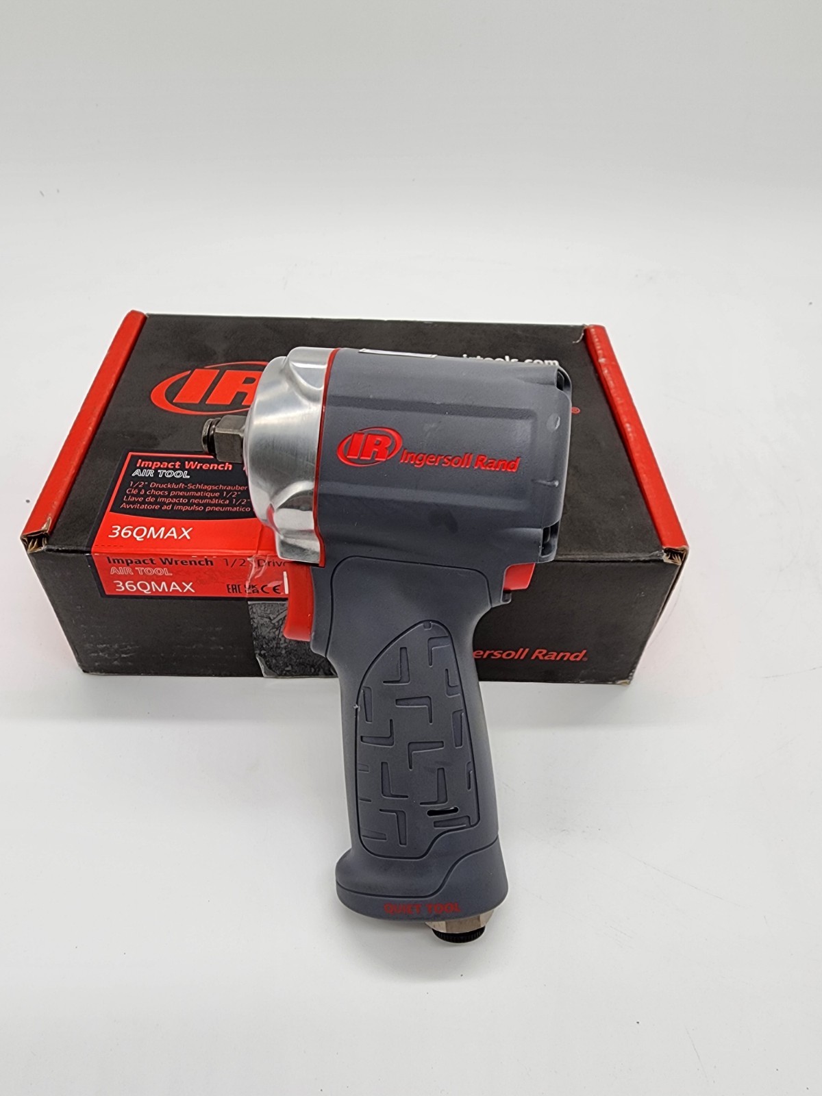 Ingersoll Rand 36QMAX 1/2" Stubby Air Impact Wrench Quiet 640 ft-lb Pneumatic