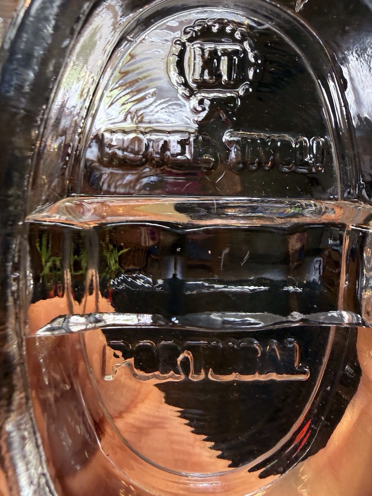 Hotel Tivoli Portugal Glass Ashtray Trinket Dish 4” X 2.5” Heavy Clear Glass