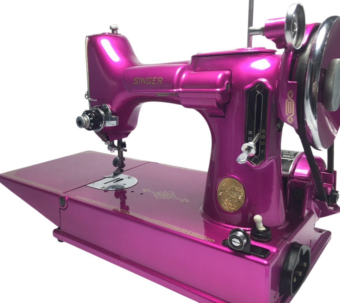 Singer Featherweight 221 Sewing Machine Custom Painted Color of Choice