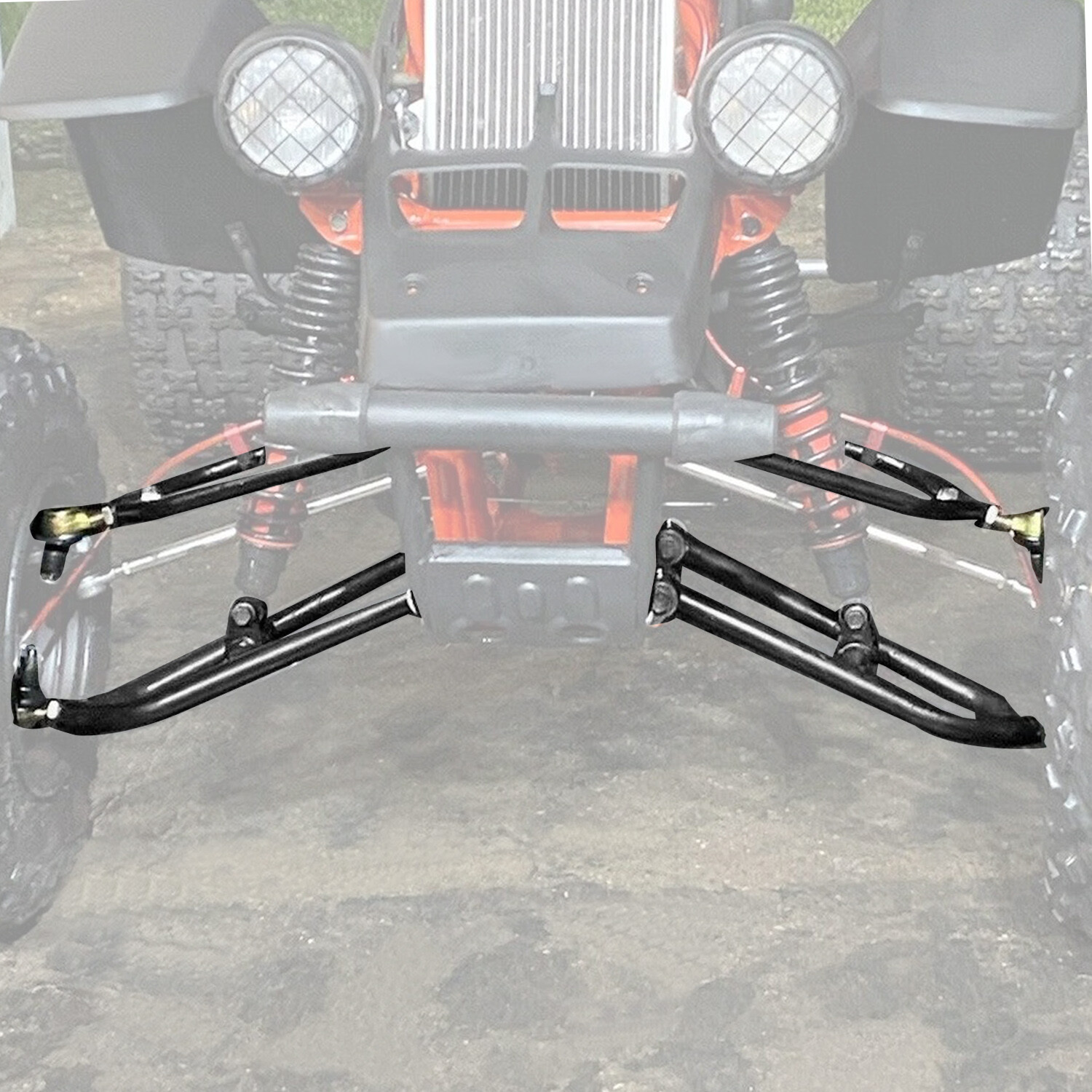 STAINLESS EXTENDED WIDER +2+1 A-ARMS FOR 1987-2006 YAMAHA BANSHEE 350 YFZ350 ATV