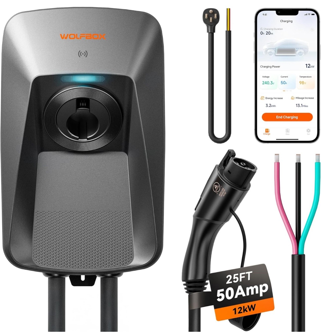 Brand WOLFBOX Specification Met CSA, FCC Manufacturer wolfbox Efficient charging