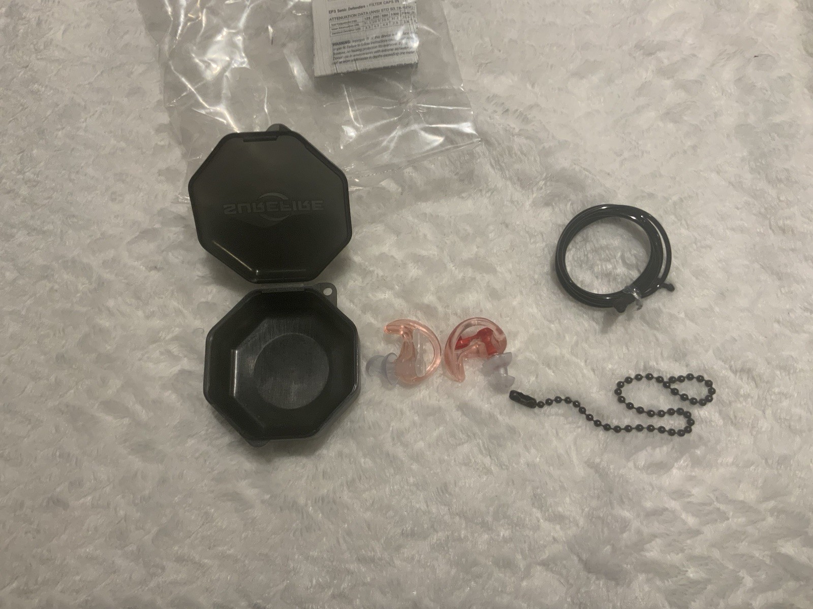 SureFire EP3 Sonic Defender Hearing Protection Small Clear Qty 2