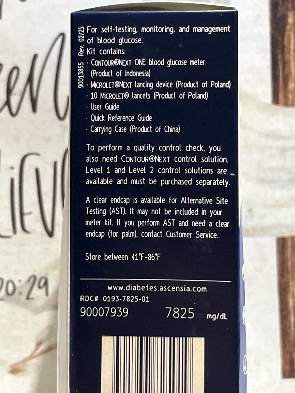 Contour Next One Blood Glucose Monitoring System Exp 04/2030