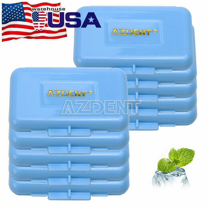 50X Dental Orthodontic Ortho Wax Blue-Mint Scent For Braces Gum Irritation