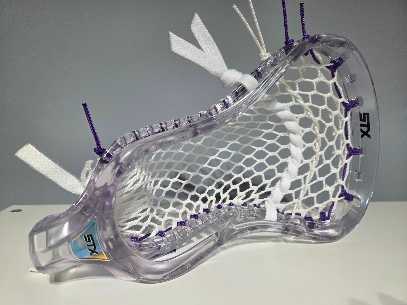 ANY COLOR Attack Pocket: New STX PRISM CLEAR Mid Low Pocket Lacrosse LAX HEAD