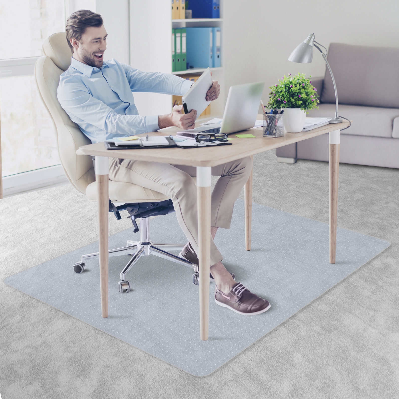 46" X 60" Office Mat Chair Mat Heavy Duty Carpets for Floor Rug Carpet Protector